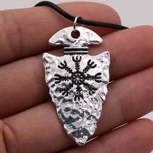 Viking Jewelry Vegvisir Compass Triangle Amulet  Woman Male Pendant Necklace Nordic Talisman Gifts 2020 2024 - buy cheap