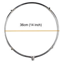 Anillo de niebla de acero inoxidable de 36CM para ventilador, anillo de niebla de alta presión con 4 Uds. De asientos de boquilla de 3/16 ''y conector de 1/4'' 2024 - compra barato