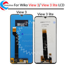 Tela lcd para wiko view 3, painel touch screen, digitalizador para substituição 2024 - compre barato