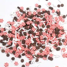 100g/Lot Polymer Clay Mixture Round Candy Sprinkles Slices for Christmas and Mobile Decoration DIY Crafts Filler Accessories 2024 - buy cheap