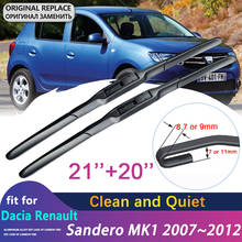 Limpiaparabrisas delantero para coche, accesorios para Dacia Renault Sandero MK1 2007 ~ 2012 2008 2009 2010 2011 2024 - compra barato