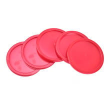 5 pcs/set 50 mm 2-inch Durable Red Air Hockey Table Pucks Puck Children Table Party Entertainment Accessories 2024 - buy cheap