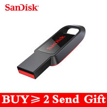 mini usb 2.0 pen drive 128gb 64gb 32gb 16gb CZ61 pendrive original SanDisk black usb flash drive for PC 2024 - buy cheap
