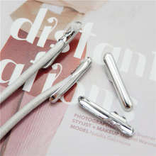 Обжимные колпачки для железного шнура Julie Wang, 100 шт., 2 мм, зажимные наконечники для ожерелья, подвески, аксессуары для изготовления ювелирных украшений, белый цвет K 2024 - купить недорого