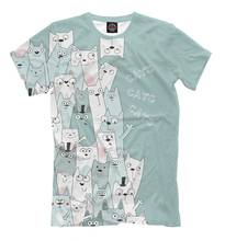 Мужская футболка Коты 2024 - купить недорого