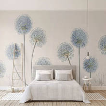 Photo Wallpaper Modern 3D Dandelion Wall Painting Self-Adhesive Waterproof Mural Wallpaper For Living Room Bedroom 3D Home Decor 2024 - buy cheap