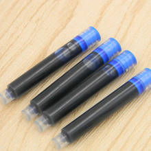 Pluma estilográfica de color azul, bomba convertidor de recarga de tinta, cartuchos recarga para pluma de 3,4mm, 10 Uds. 2024 - compra barato