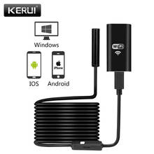 KERUI Wireless Waterproof Soft Cable Borescope Micro 8mm 720P HD WiFi USB Endoscope Camera for IOS iPhone Android Phone 2024 - buy cheap