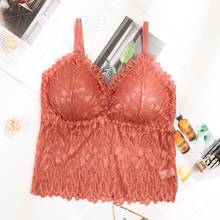 Fashion Lace Tube Tops Sexy Floral Lingereies Female Wireless Bra Underwear Lace Bralette 2024 - buy cheap