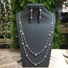 AccKing 2pcs Bridal Zirconia Full Jewelry Sets For Women Party, Luxury Dubai Nigeria CZ Crystal Wedding Jewelry Sets 2024 - buy cheap