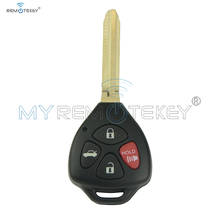 Car remote key 4 button TOY43 4D67 chip for Toyota RAV4 Corolla Camry Matrix Venza 315Mhz remtekey 2024 - buy cheap