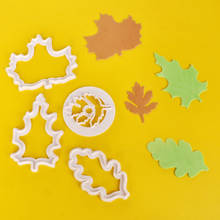4pcs Fall Leaf Clay Cutting Mold Emboss Stamp Pottery Tools Clay Cutter Designer Diy Polymer Clay Stencil Cutters Art Supplies 2024 - buy cheap