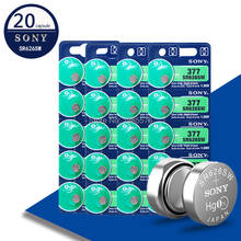 Батарейки для часов и игрушек, 20 шт., для SONY 1,55 в AG4 377A 377 LR66 LR626 SR626SW SR66 AG4 AG, 4 кнопки, батарейка для монет 2024 - купить недорого