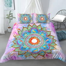 Bohemain Mandala Flower Parrten Printed Quilt Covers Bedding Sets for Home Bedroom Duvet Cover with Pillowcase King Queen Size 2024 - buy cheap