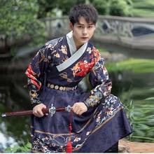 Tang Dynasty Ancient Chinese Costume Hanfu Dress Traditional Chinese Clothing For Men Han Dynasty Long Robes Dance Stage FF2282 2024 - buy cheap