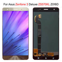 Быстрый запас для ASUS Zenfone 3 Deluxe Z016S Z016D ZS570KL ЖК-дисплей кодирующий преобразователь сенсорного экрана в сборе 5,7 "для ASUS ZS570KL LCD 2024 - купить недорого