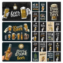 Beer Time Tin Sign Vintage Bar-Metal Sign Retro Plates Plaque Sign Metal Wall Stickers for Club Pub Man Cave Vintage Decor 2024 - buy cheap