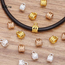 BoYuTe (100 Pieces/Lot) 10*7MM Metal Alloy Connector Beads Cross 4.5MM Rope DIY Jewelry Accessories Hand Made Materials 2024 - buy cheap