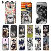 MaiYaCa милые собаки Шнауцер чехол для телефона Samsung Galaxy A7 A50 A70 A40 A20 A30 A8 A6 A8 Plus A9 2018 2024 - купить недорого