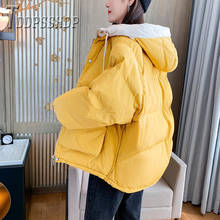 Abrigo corto con capucha para mujer, parka gruesa de estilo coreano, novedad, invierno, 2019 2024 - compra barato