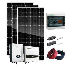 Panel solar fotovoltaico, 5kw, 5kw, kit de energía solar en red 2024 - compra barato