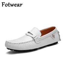 Loafers Men Genuine Leather Breathable Driving Shoes Party Mens Moccasins Handmade Leather Shoes Italian Designer Slip On Flats 2024 - buy cheap