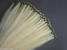 50 hanks high quality white Horse Tail Hair Violin Bow Hair Mongolian Horse 2024 - buy cheap