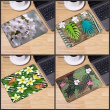 Mairuige High Speed Beautiful Leaves And Flowers Vintage Stylish Mouse Pad Rectangle Mousepad 220X180 And 250x290 And 250X200MM 2024 - buy cheap