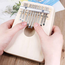 Kid DIY Musical Instrument Toy Kit Children Hand-Painted Blank 10 Key Kalimba Basswood Thumb Piano Toy Baby Early Education Game 2024 - buy cheap