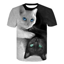 Cats 3D Printed T-shirt Women Men tshirt short Sleeve Casual Men's Fashion High Quality Clothing tees Tops Dropshipping 2024 - buy cheap