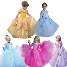 Vestido de princesa para niñas, disfraz de Navidad, fiesta de Halloween, ropa infantil, vestidos infantiles para niñas 2024 - compra barato
