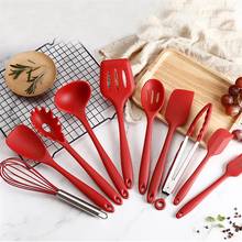 Stainless Steel Silicone Kitchen Utensil Nonstick Utensils Cooking Tool Spoon Soup Ladle Spatula Tong Cookware Baking Gadget 2024 - buy cheap