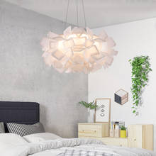 Italy Design Flower Pendant Ceiling Lamp PP Acrylic Lampshade Flower Shape LED Ceiling Hanging Lights for Living Room Bedroom 2024 - buy cheap