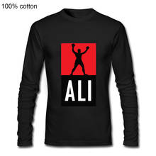 2020 Muhammad Ali T Shirts MMA Casual Muay Thai The Greatest Man Fight Club Fans long T shirt For Boyfriends Gift  Boxer Top Tee 2024 - buy cheap