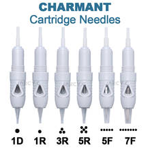 100Pcs Disposable 8mm Screw Microblading Cartridge Needles 1R 3R 5R Permanent Makeup Tattoo Needles for Charmant PMU Machine Pen 2024 - buy cheap