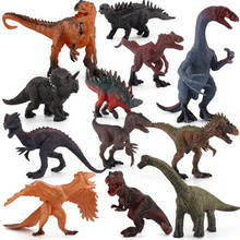 Modelo de animal simulado para meninas, ornamento de educação científica para crianças, tiranossauro, velociraptor 2024 - compre barato