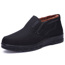 Gran tamaño 38-48 clásico de los hombres botas de agua zapatos de invierno botas de nieve de piel de los hombres zapatos bota antideslizante zapatos al aire libre zapatos de hombre 2024 - compra barato