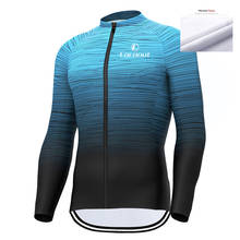 2020 Winter Thermal Fleece Bicycle Long Sleeve Cycling Jersey Men Clothing Pro Team Outdoor Bike Clothing  Bike MTB Clothing 2024 - buy cheap
