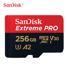 Microsdxc-cartão de memória sandisk extreme pro, 4k, com 64gb, 128gb, 256gb, velocidade de leitura, u3, v30, a2 2024 - compre barato