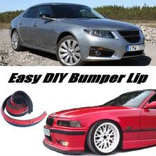 Bumper Lip Deflector Lips For Saab 9-5 95 Front Spoiler Skirt For Car Tuning View / Body Kit / Strip 2024 - buy cheap