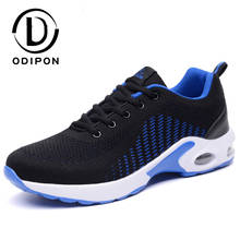 Odipon Mens Shoes Outdoor Sport Running Shoes Men Black Mesh Upper Comfort Durable Shock-absorption Training Jogging Sneakers 2024 - buy cheap