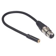 0.3M Wire 3 Pin Xlr Female To 3.5Mm Trs 1/8Inch Female Stereo Audio Adapter Microphone Cable 2024 - buy cheap