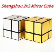 Shengshou 2x2x2 Mirror Cube Blocks Cube Puzzle Sengso Magic Cube Speed Cubo Magico 2x2 Learning Education Toys for Children Boys 2024 - buy cheap