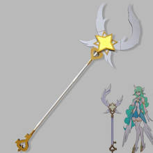 Game LOL Star Guardian Soraka Cosplay Prop PVC Wand Staff Halloween Weapon Props for Christmas Fancy Party Events Free Shipping 2024 - buy cheap