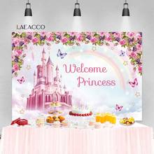 Laeacco-fondos de cumpleaños para fotografía, pintura de acuarela, globos, nubes, avión, piloto, oso, personalizado, Baby Shower 2024 - compra barato