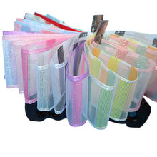 5yards/lot 38mm Rainbow Stripes Bilateral Flower Transparent Organza Ribbon for DIY Crafts Supplies Wedding Decor Accessories 2024 - buy cheap