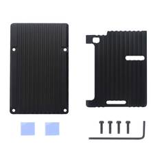 For Raspberry Pi 4 Fan Case with Double Cooling Fan Aluminum Alloy Heatsink Simple Removable Cover 2024 - buy cheap