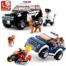 City SWAT SUV Patrol Car Model Figures Police Blocks DIY Construction Building Bricks Sets Educational Toys For Children 2024 - buy cheap