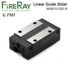 FireRay PMI MSB15S-N Slider Block Linear Guideway Carriage for CO2 Laser Engraving Cutting Machine 2024 - buy cheap
