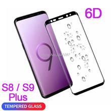 Закаленное стекло 6D с полным покрытием, для Samsung Galaxy S9 Plus S8 Plus, Защита экрана для Samsung S8 S9 Plus, защитная пленка 2024 - купить недорого